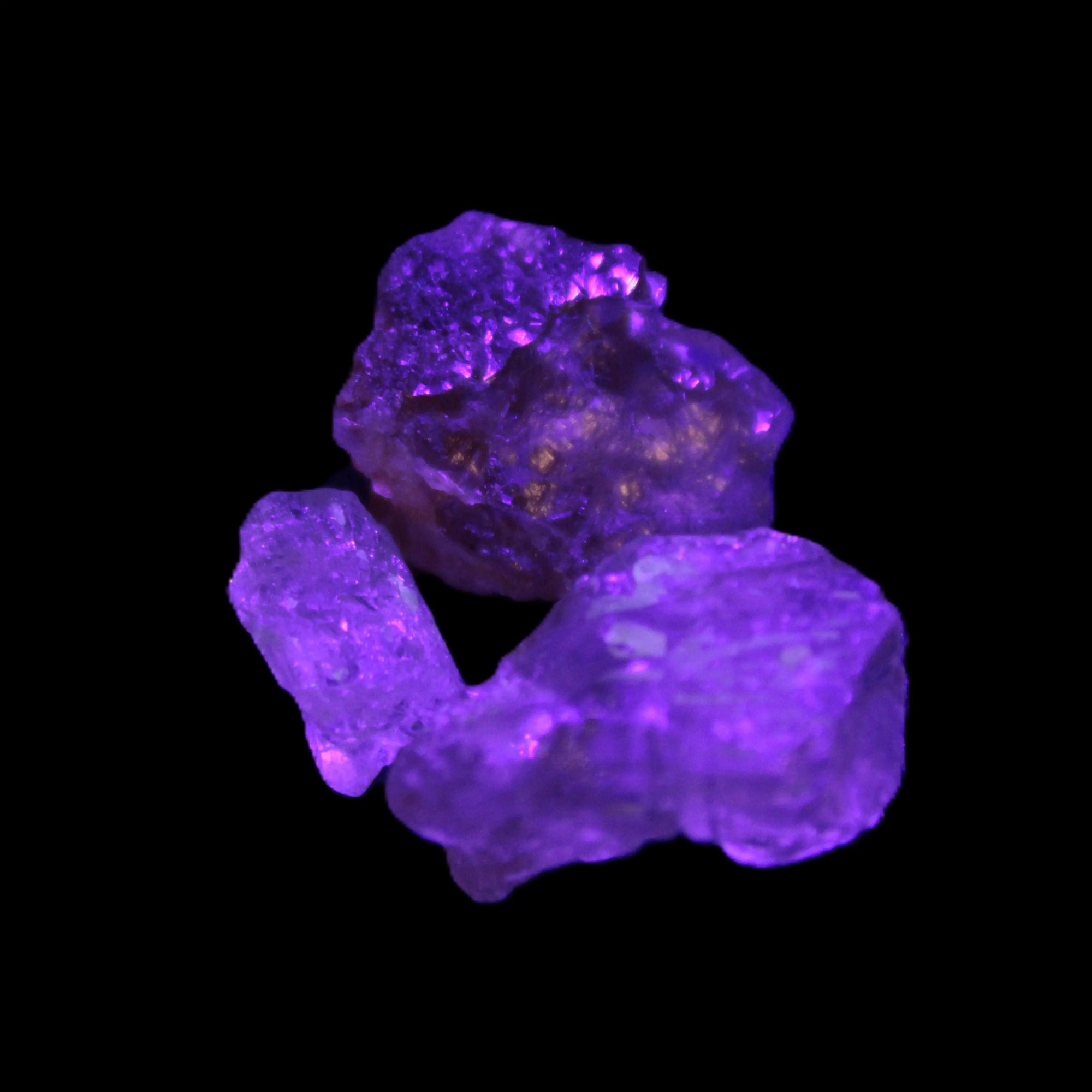 Three Brandy Topaz natural crystals from Skardu, Pakistan 7.7-8.5g Rocks and Things Store