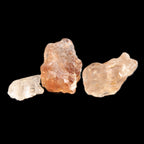 Three Brandy Topaz natural crystals from Skardu, Pakistan 7.7-8.5g Rocks and Things Store
