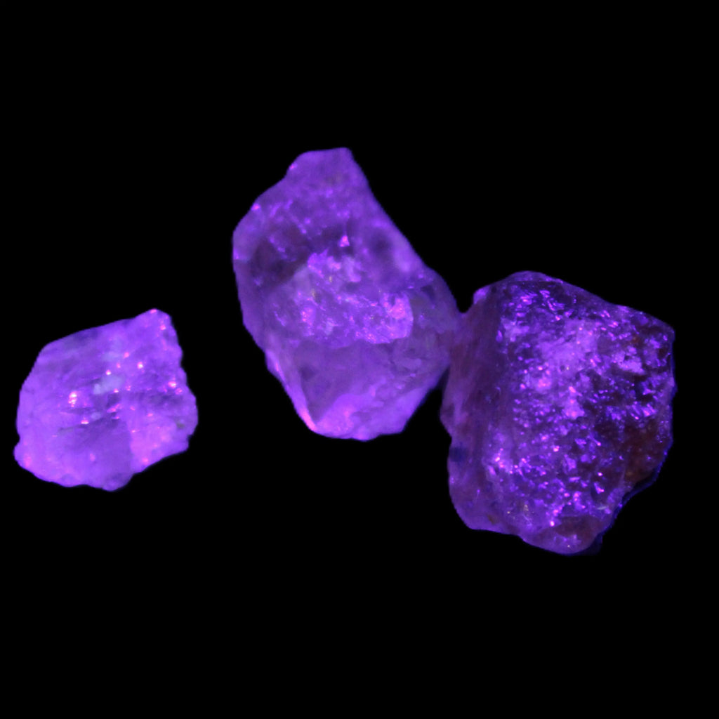 Three Brandy Topaz natural crystals from Skardu, Pakistan 7.7-8.5g Rocks and Things Store