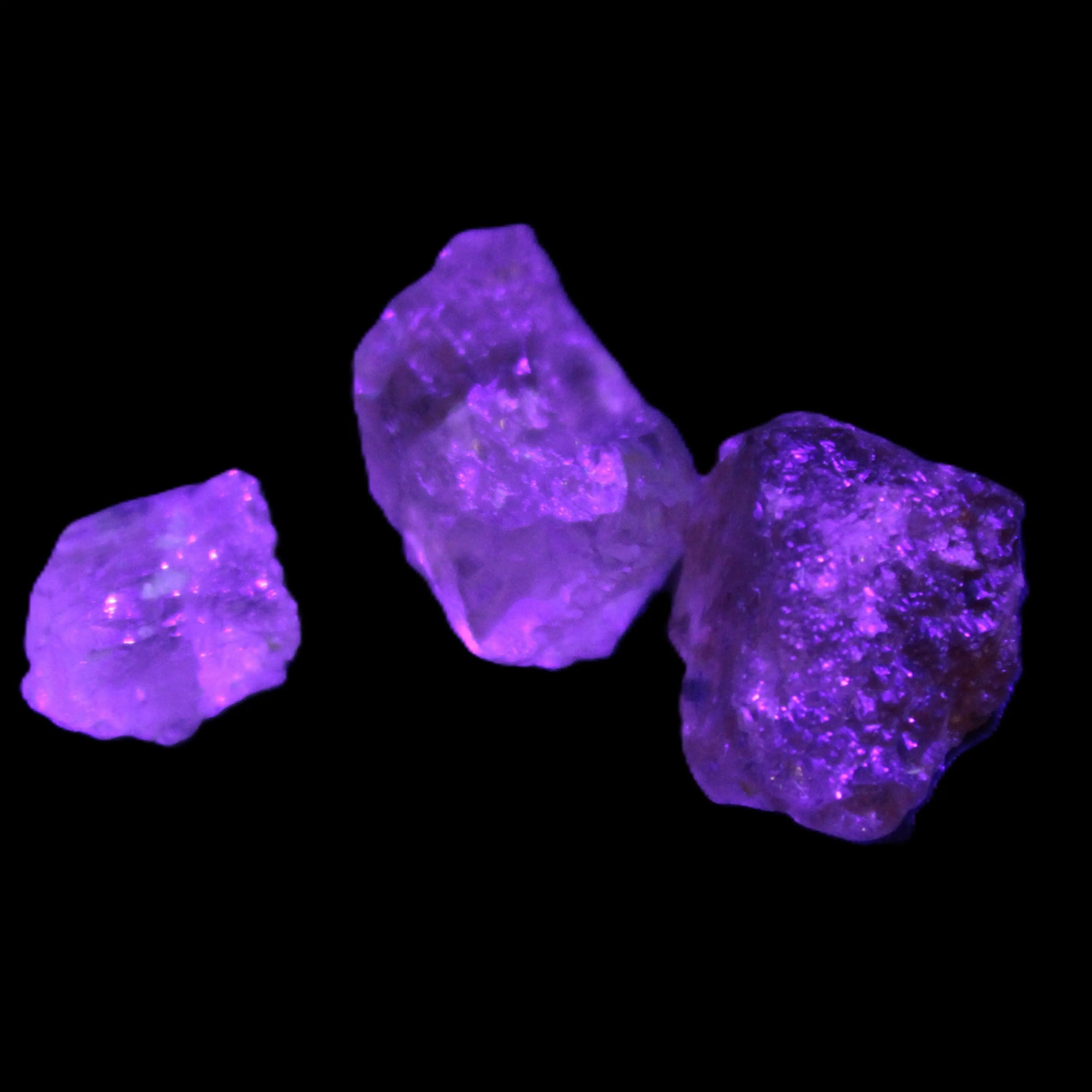 Three Brandy Topaz natural crystals from Skardu, Pakistan 7.7-8.5g Rocks and Things Store