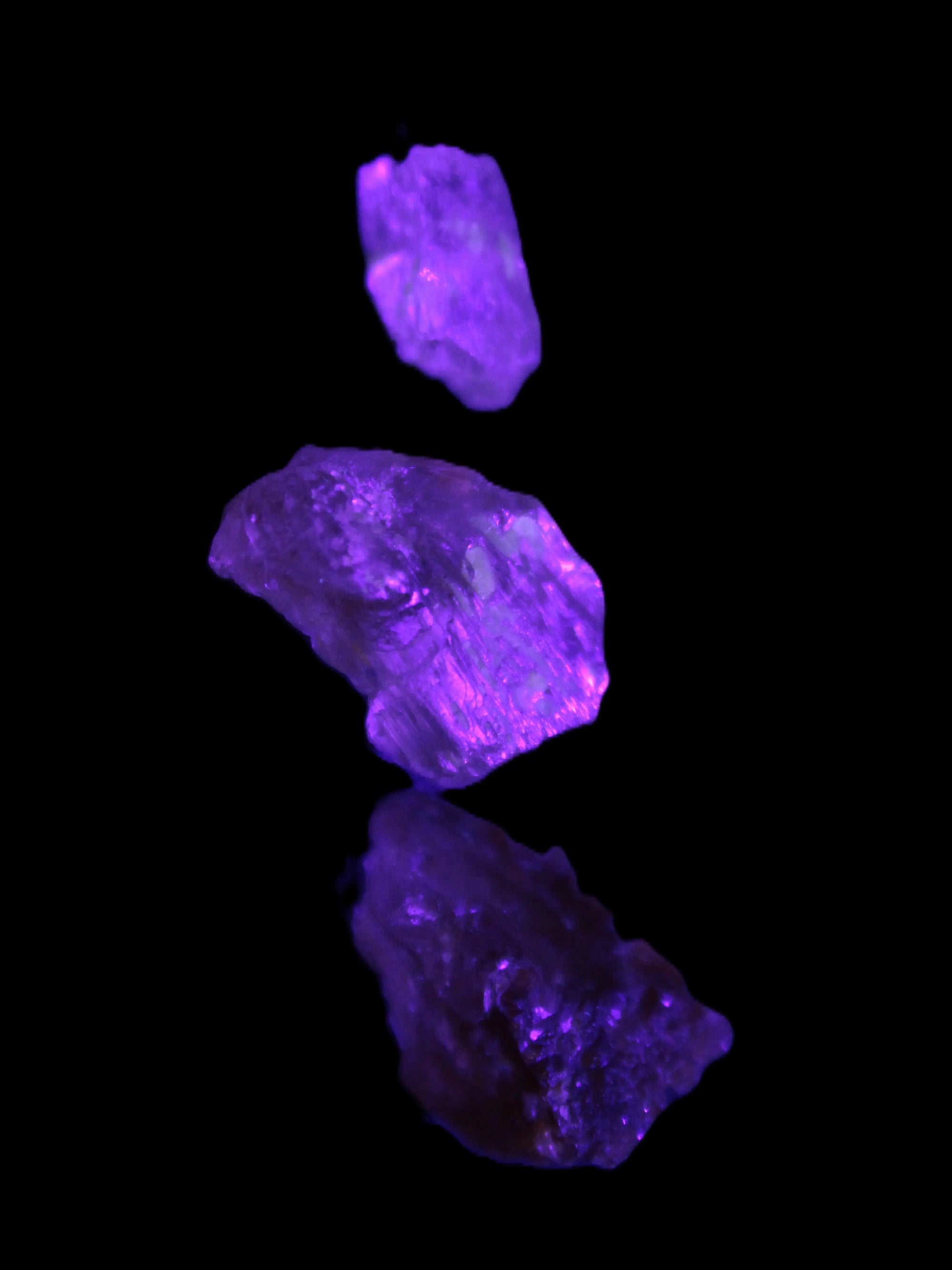 Three Brandy Topaz natural crystals from Skardu, Pakistan 7.7-8.5g Rocks and Things Store