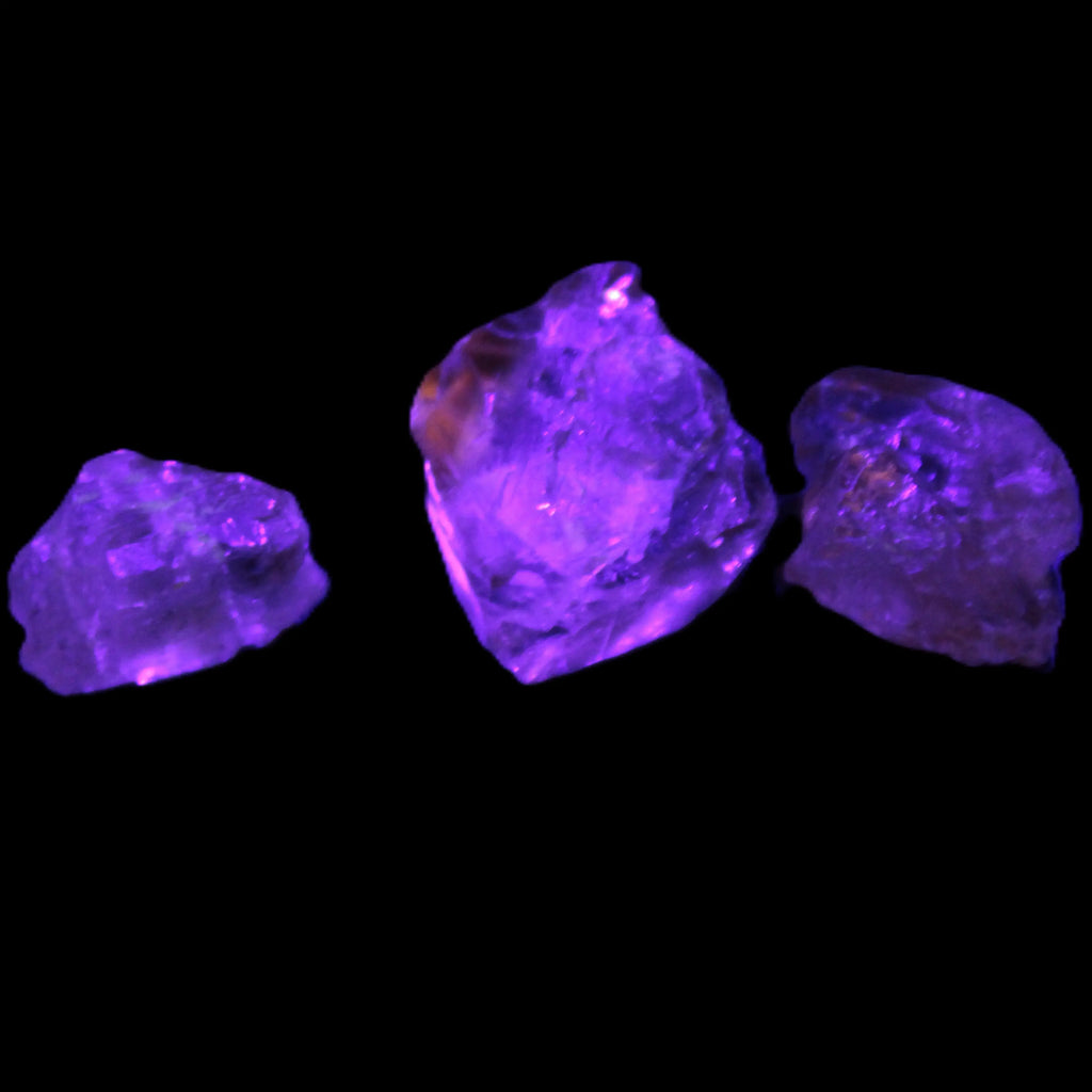 Three Brandy Topaz natural crystals from Skardu, Pakistan 7.7-8.5g Rocks and Things Store