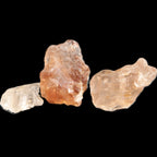 Three Brandy Topaz natural crystals from Skardu, Pakistan 7.7-8.5g Rocks and Things Store