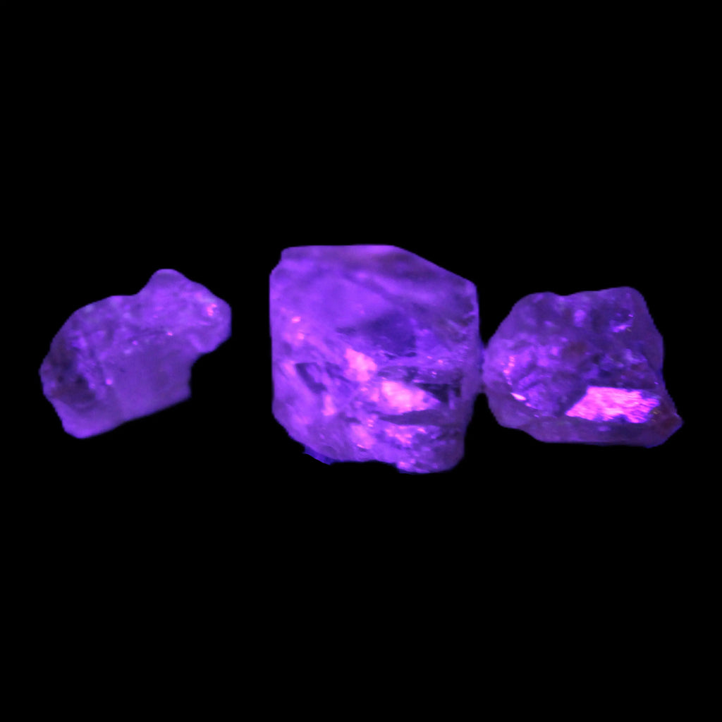 Three Brandy Topaz natural crystals from Skardu, Pakistan 7.7-8.5g Rocks and Things Store