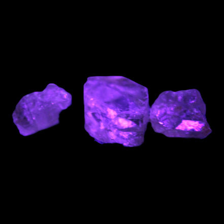 Three Brandy Topaz natural crystals from Skardu, Pakistan 7.7-8.5g Rocks and Things Store