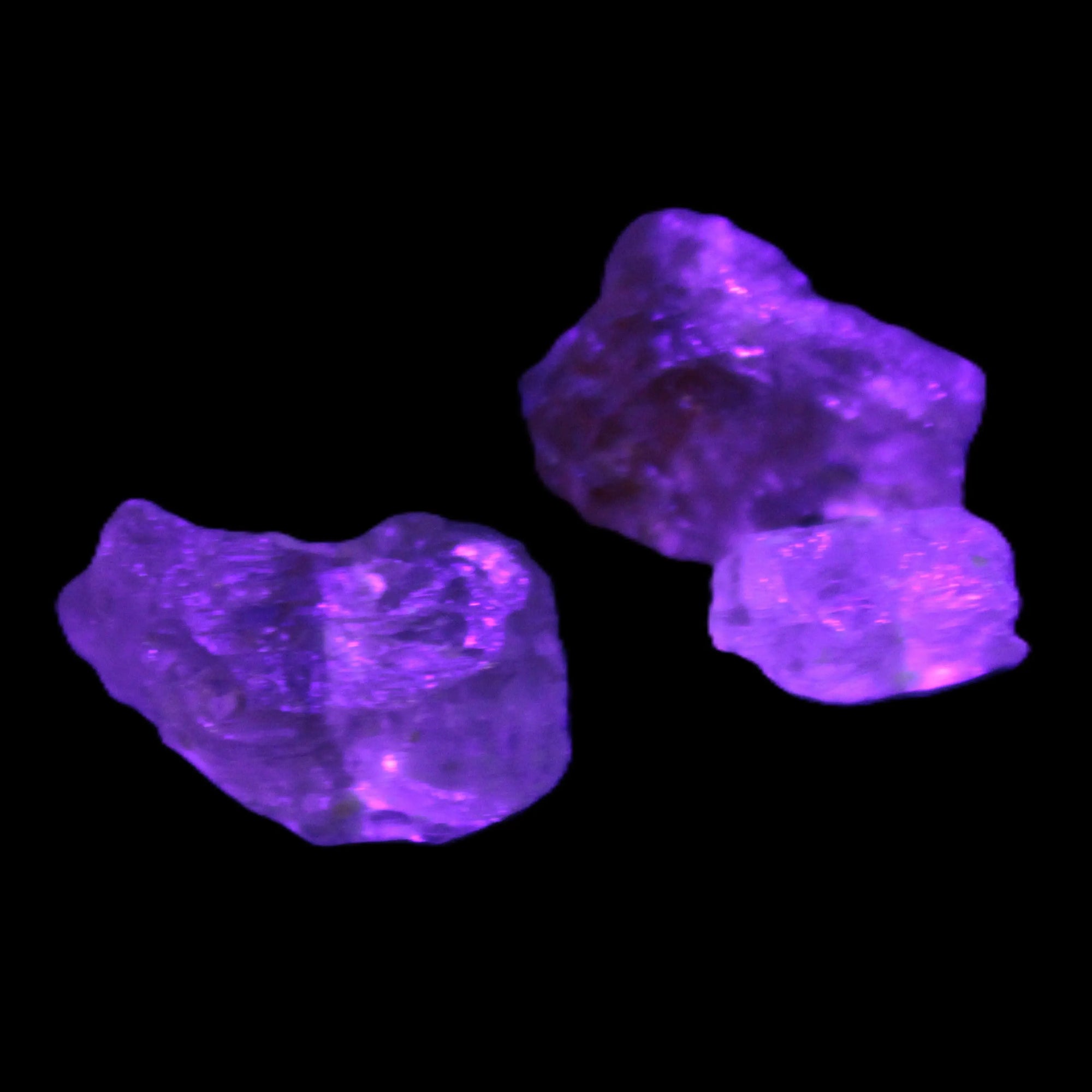 Three Brandy Topaz natural crystals from Skardu, Pakistan 7.7-8.5g Rocks and Things Store