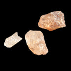 Three Brandy Topaz natural crystals from Skardu, Pakistan 7.7-8.5g Rocks and Things Store