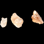 Three Brandy Topaz natural crystals from Skardu, Pakistan 7.7-8.5g Rocks and Things Store