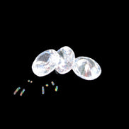 Three Zirconia Asher cut crystals 9.5ct 1.9g Rocks and Things Store