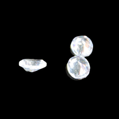 Three Zirconia Asher cut crystals 9.5ct 1.9g Rocks and Things Store