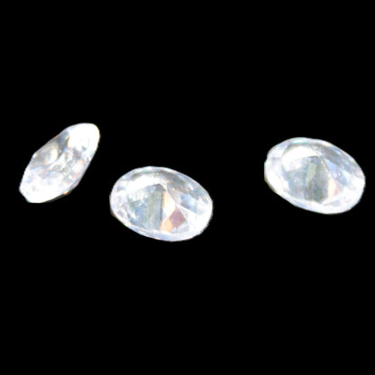 Three Zirconia Asher cut crystals 9.5ct 1.9g Rocks and Things Store