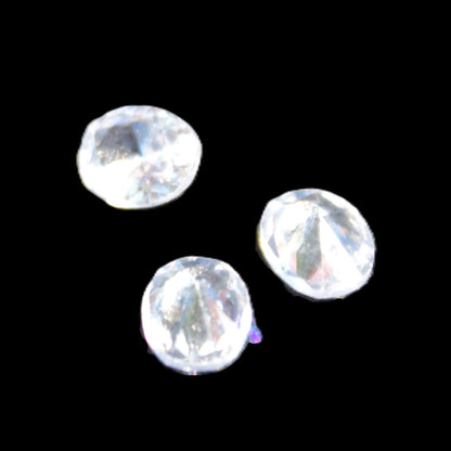 Three Zirconia Asher cut crystals 9.5ct 1.9g Rocks and Things Store