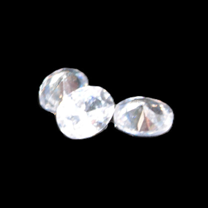 Three Zirconia Asher cut crystals 9.5ct 1.9g Rocks and Things Store