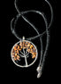 Tigers Eye Tree of Life 50mm pendant necklace 17.5g Rocks and Things