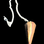 Tigers Eye faceted pendulum for dowsing 14.5g Rocks and Things