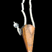 Tigers Eye faceted pendulum for dowsing 14.5g Rocks and Things