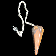 Tigers Eye faceted pendulum for dowsing 14.5g Rocks and Things
