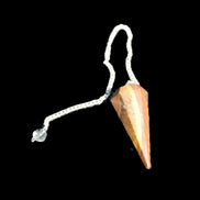 Tigers Eye faceted pendulum for dowsing 14.5g Rocks and Things