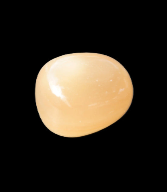 Topaz Calcite tumbled stone 6-8g Rocks and Things