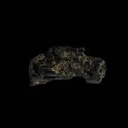 Rainbow Black Tourmaline cluster 81.4ct 16.3g in sunlight - Rocks and Things Store