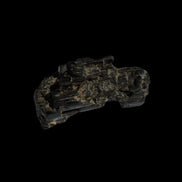 Rainbow Black Tourmaline cluster 81.4ct 16.3g in sunlight - Rocks and Things Store