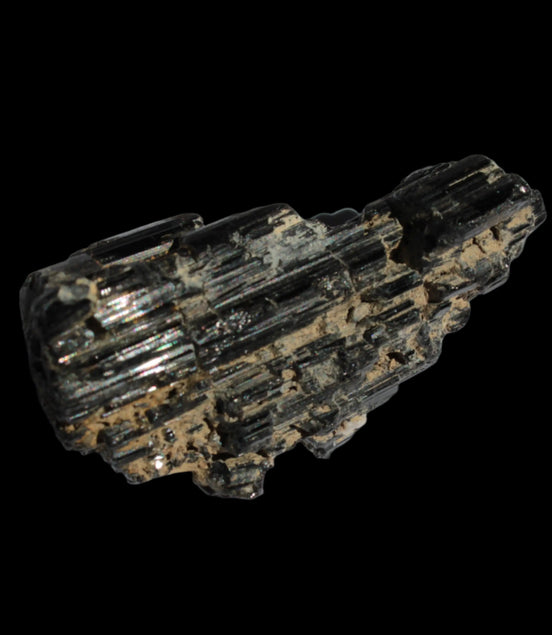 Rainbow Black Tourmaline cluster 81.4ct 16.3g in sunlight - Rocks and Things Store