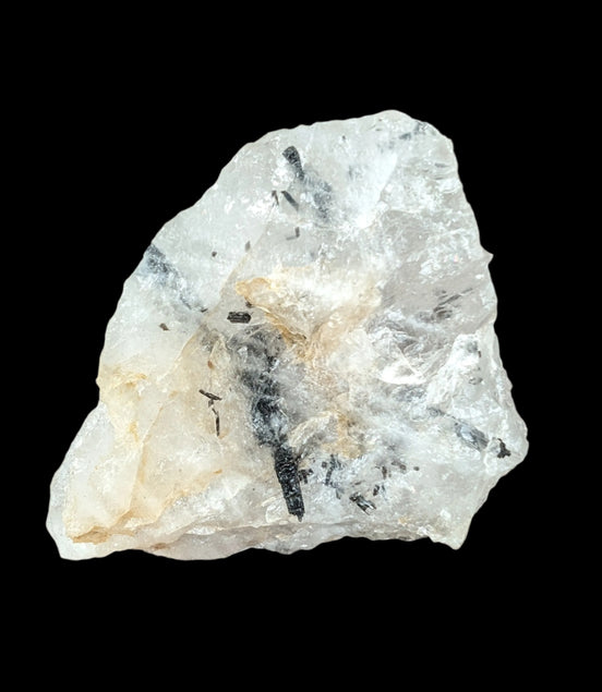 Tourmaline in Quartz rough 101g in sunlight - Rocks and Things Store
