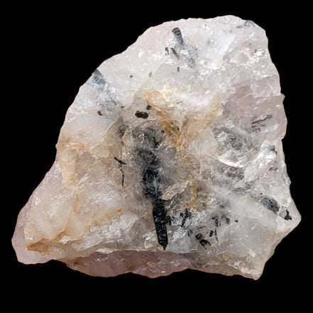Tourmaline in Quartz rough 101g in sunlight - Rocks and Things Store