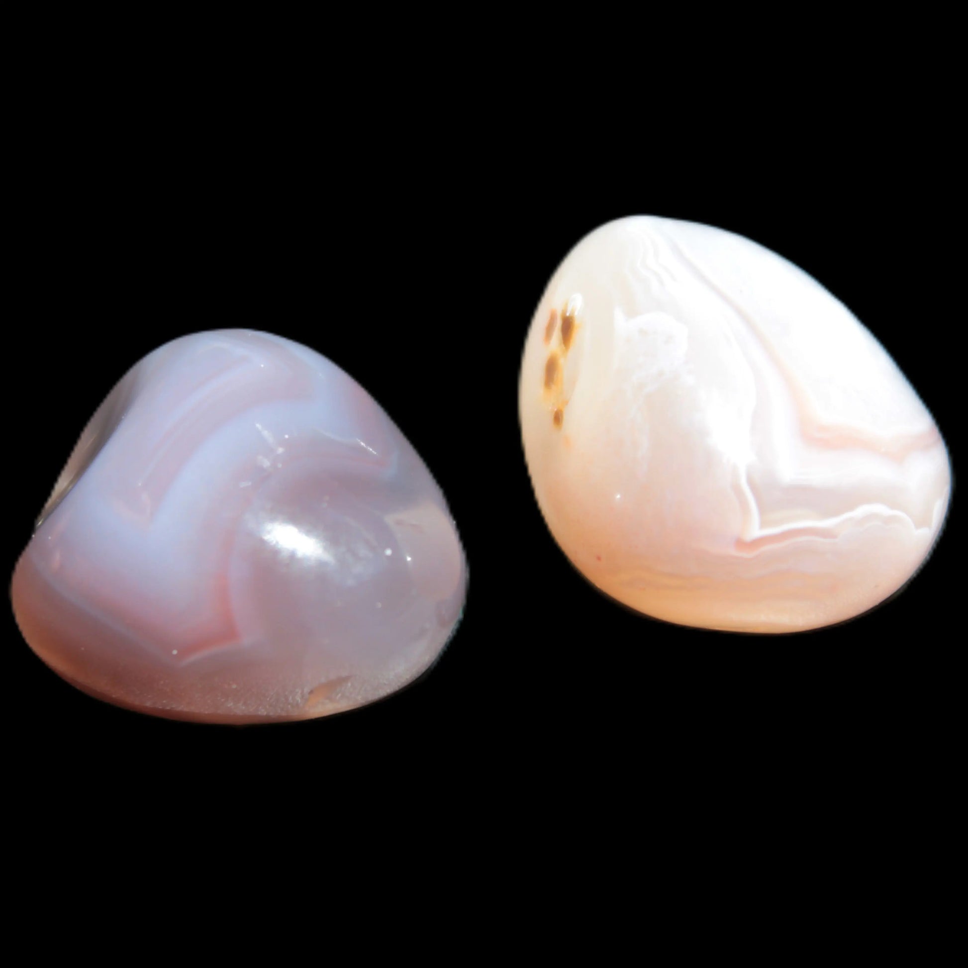 Two Agate polished stones 12-16g Rocks and Things Store