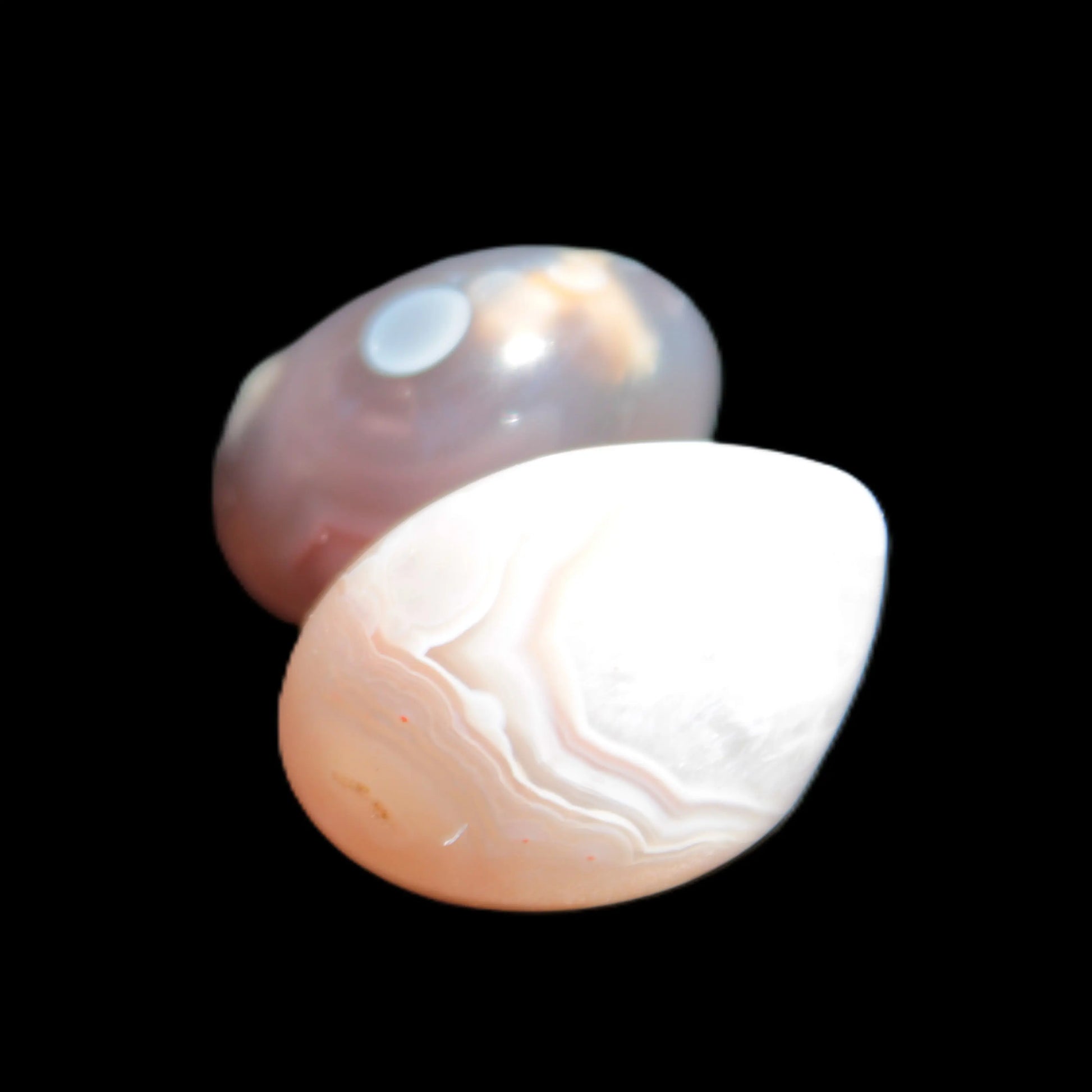 Two Agate polished stones 12-16g Rocks and Things Store