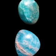 Two Blue Apatite polished stones 17-19g Rocks and Things