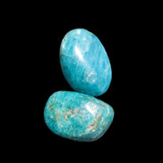 Two Blue Apatite polished stones 17-19g Rocks and Things