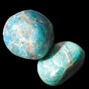 Two Blue Apatite stones 18-22mm 16-19g Rocks and Things