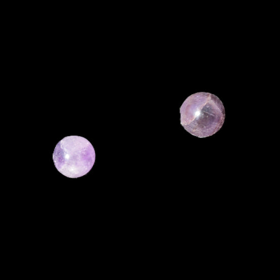 Two Dream Amethyst spheres 4-5g Rocks and Things