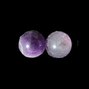 Two Dream Amethyst spheres 4-5g Rocks and Things