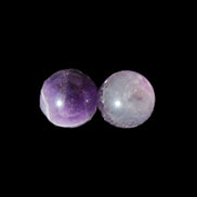 Two Dream Amethyst spheres 4-5g Rocks and Things