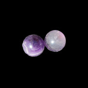Two Dream Amethyst spheres 4-5g Rocks and Things