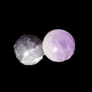 Two Dream Amethyst spheres 4-5g Rocks and Things