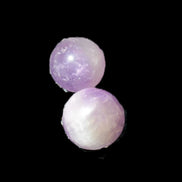 Two Dream Amethyst spheres 4-5g Rocks and Things