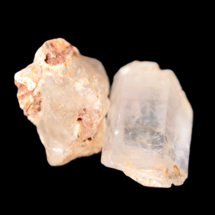 Two Fenster skeletal Enhydro crystals with hydrocarbons 4.8-8.6g Rocks and Things Store
