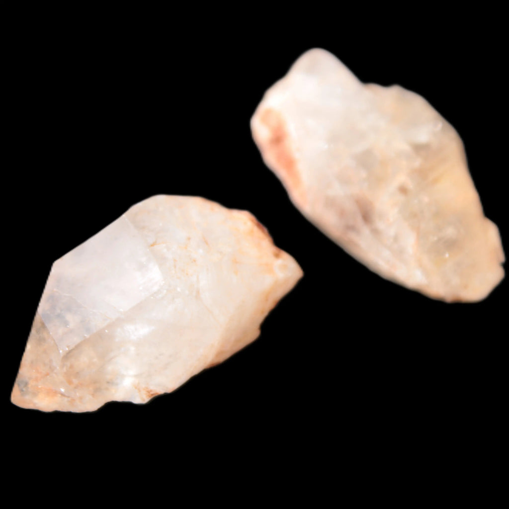 Two Fenster skeletal Enhydro crystals with hydrocarbons 4.8-8.6g Rocks and Things Store