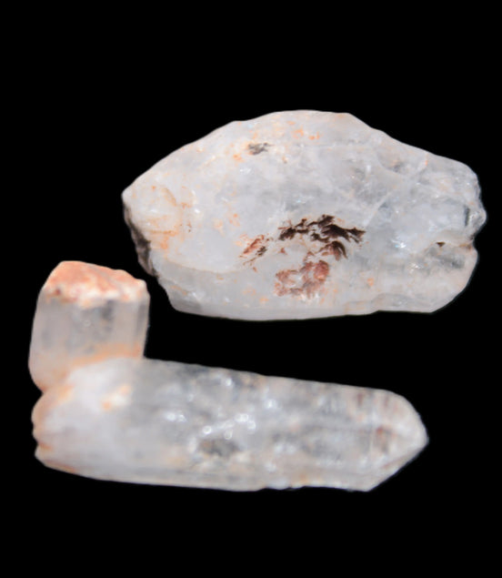 Two Fenster skeletal Enhydro crystals with hydrocarbons selections 5-16g Rocks and Things Store