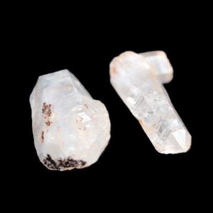 Two Fenster skeletal Enhydro crystals with hydrocarbons selections 5-16g Rocks and Things Store