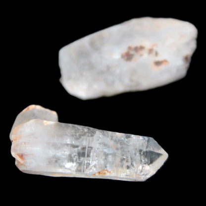 Two Fenster skeletal Enhydro crystals with hydrocarbons selections 5-16g Rocks and Things Store