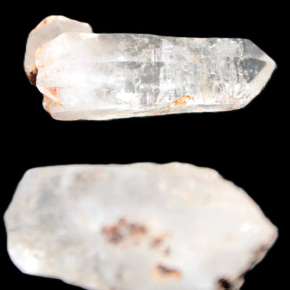 Two Fenster skeletal Enhydro crystals with hydrocarbons selections 5-16g Rocks and Things Store