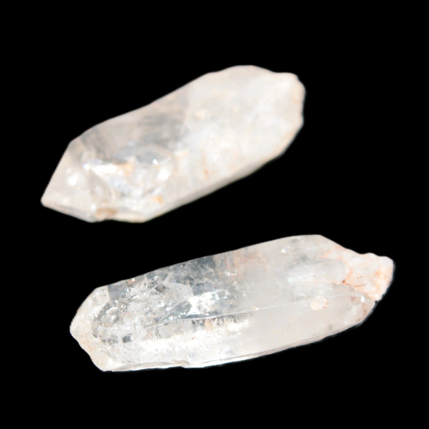 Two Fenster skeletal Enhydro crystals with hydrocarbons selections 5-16g Rocks and Things Store