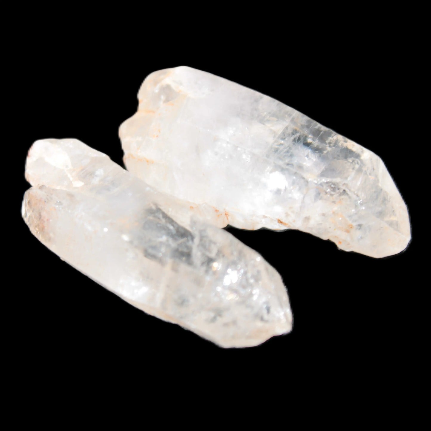 Two Fenster skeletal Enhydro crystals with hydrocarbons selections 5-16g Rocks and Things Store