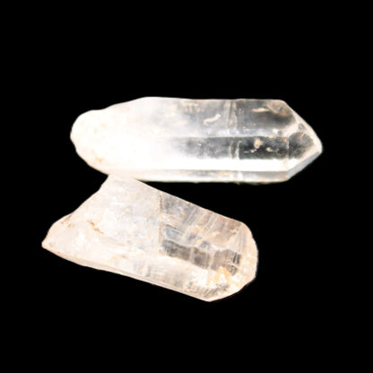 Two Fenster skeletal Enhydro crystals with hydrocarbons selections 5-16g Rocks and Things Store