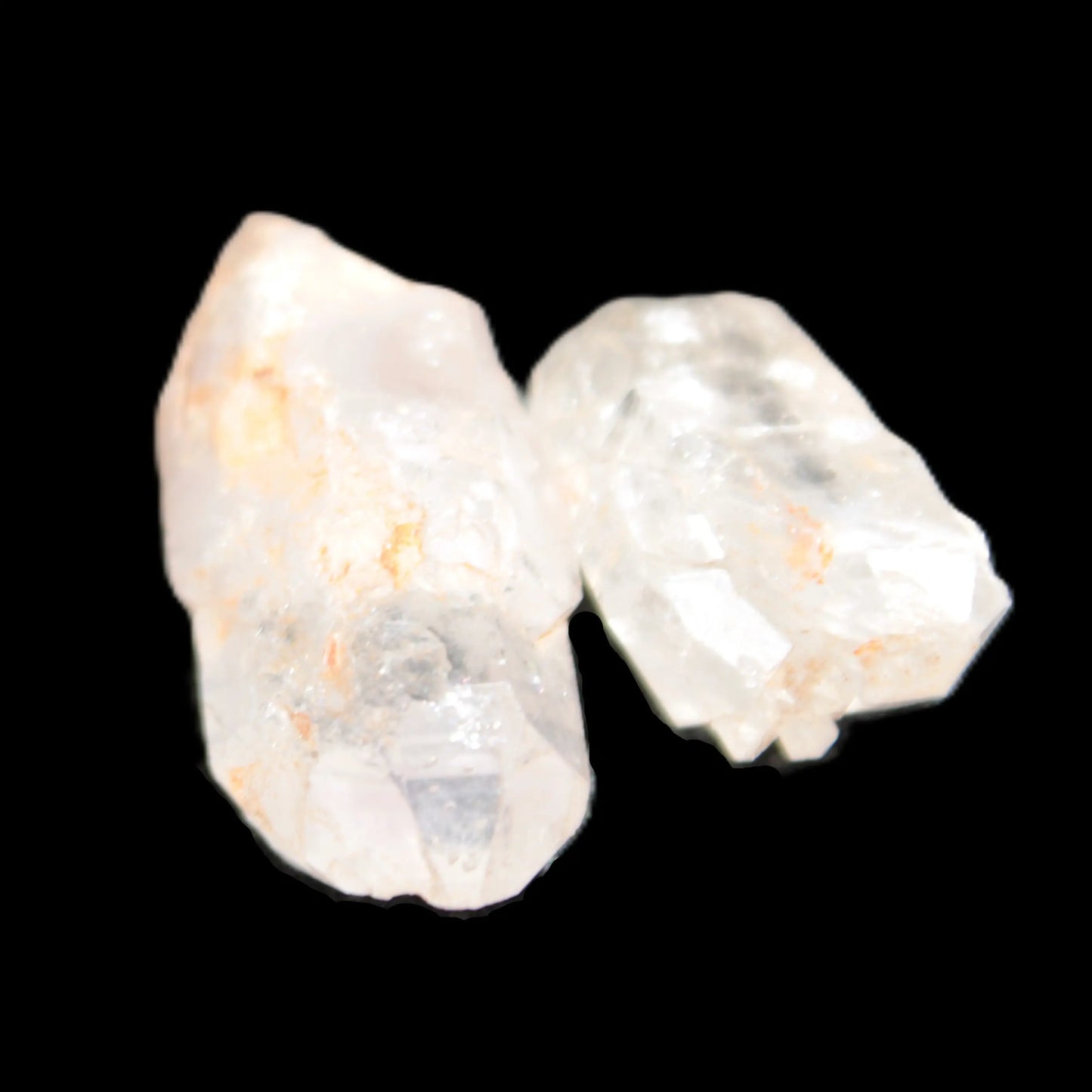 Two Fenster skeletal Enhydro crystals with hydrocarbons selections 5-16g Rocks and Things Store