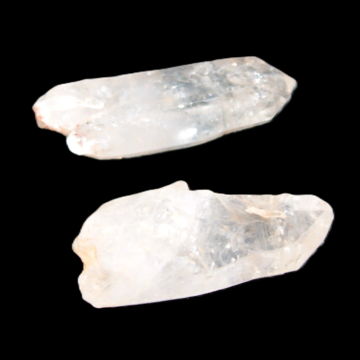 Two Fenster skeletal Enhydro crystals with hydrocarbons selections 5-16g Rocks and Things Store